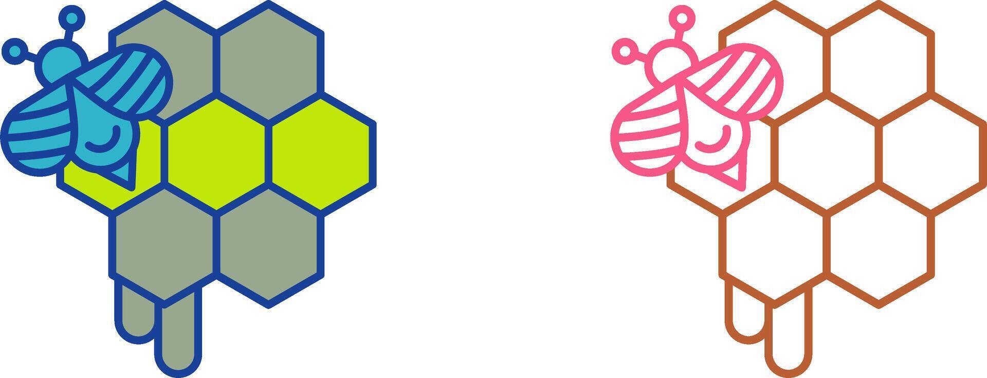Honeycomb Icon Design vector