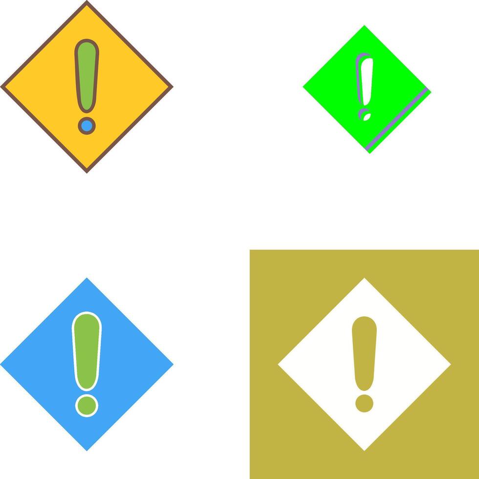Caution Sign Icon Design vector