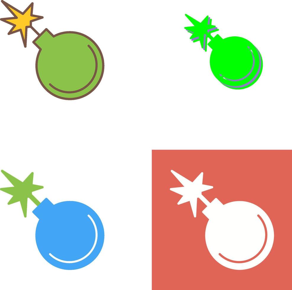 Danger of Explosion Icon Design vector