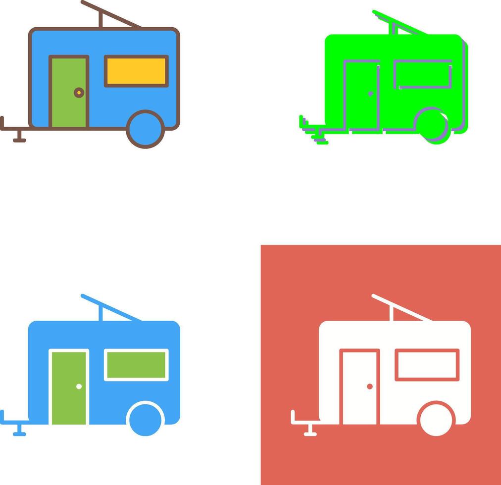 Trailer Icon Design vector