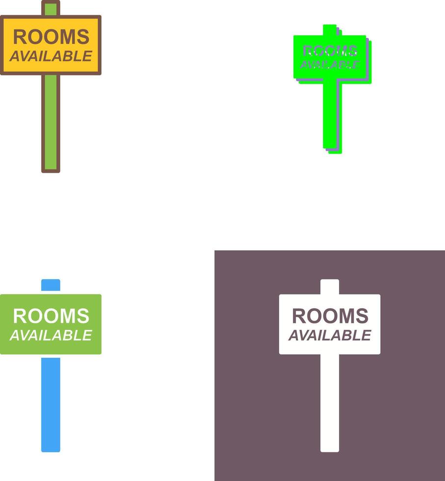Rooms Icon Design vector