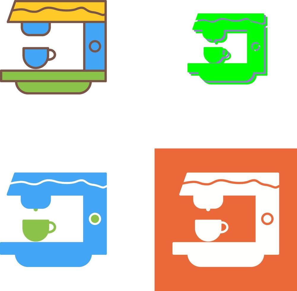 Coffee Machine Icon Design vector