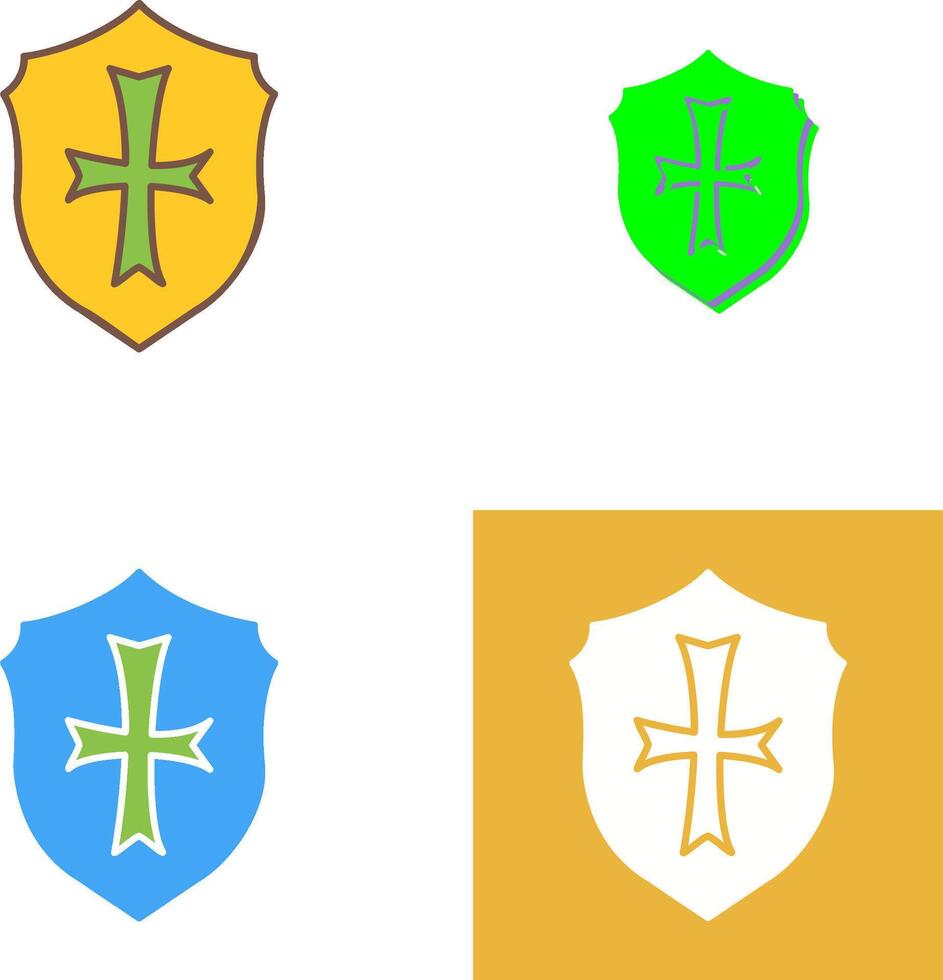 Unique Sheild Icon Design vector