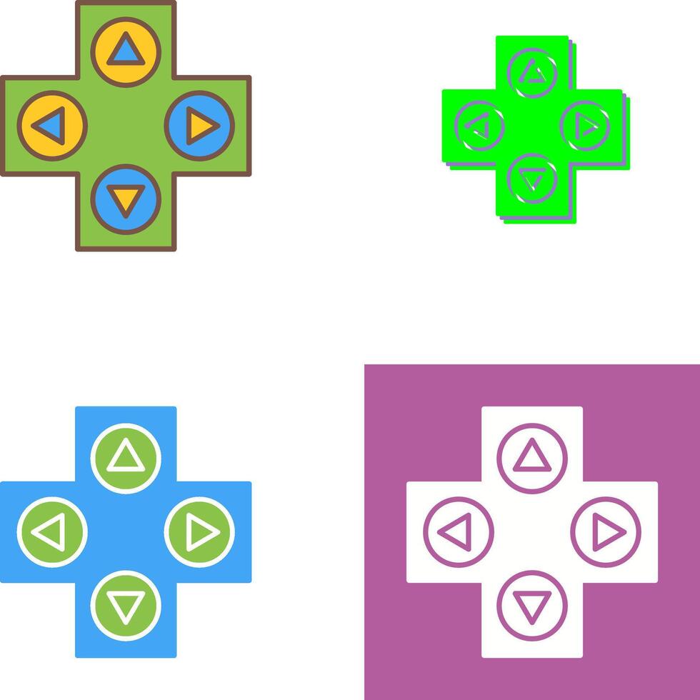 Unique Gaming Control Icon Design vector