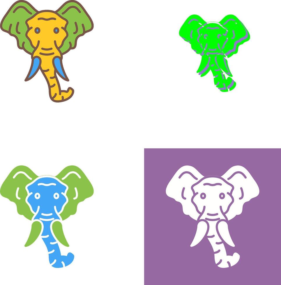 Eleplant Icon Design vector