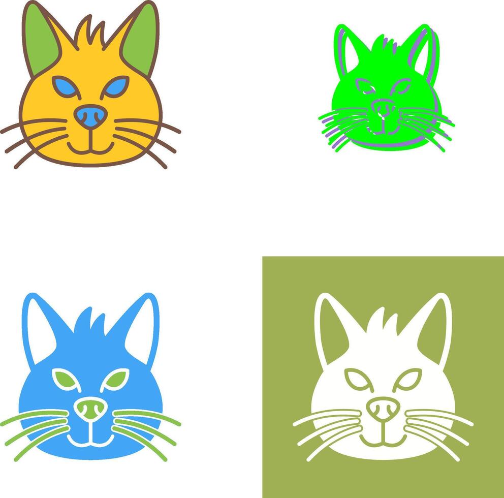Cat Icon Design vector