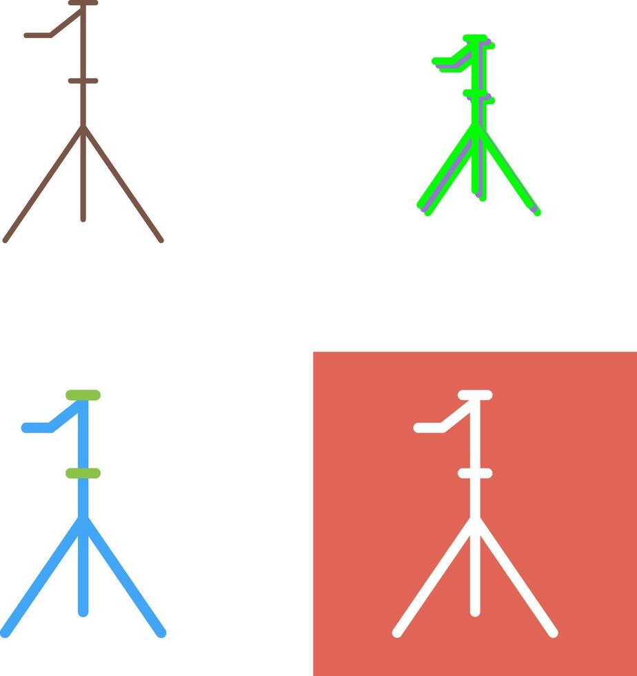 Unique Stand Icon Design vector
