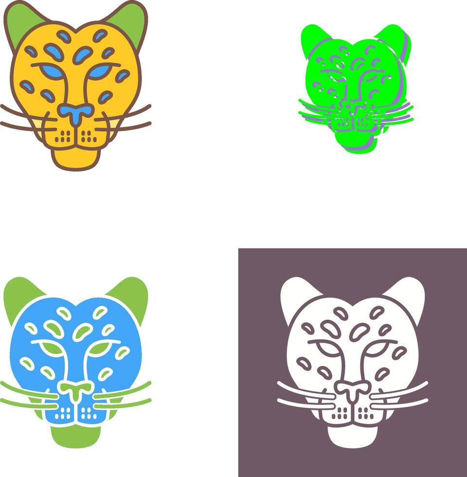 Jaguar Icon Design vector
