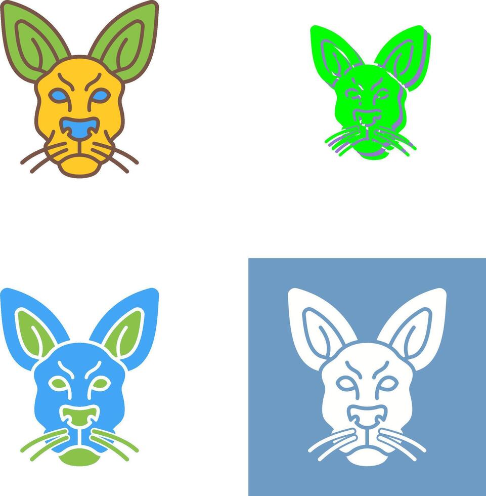 Kangaroo Icon Design vector