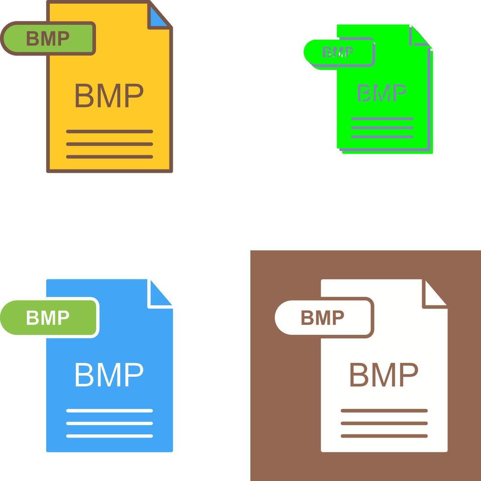 BMP Icon Design vector