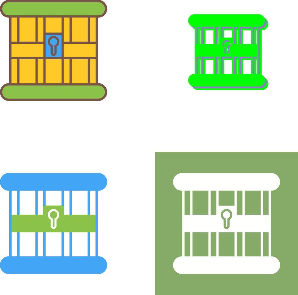 Jail Icon Design vector