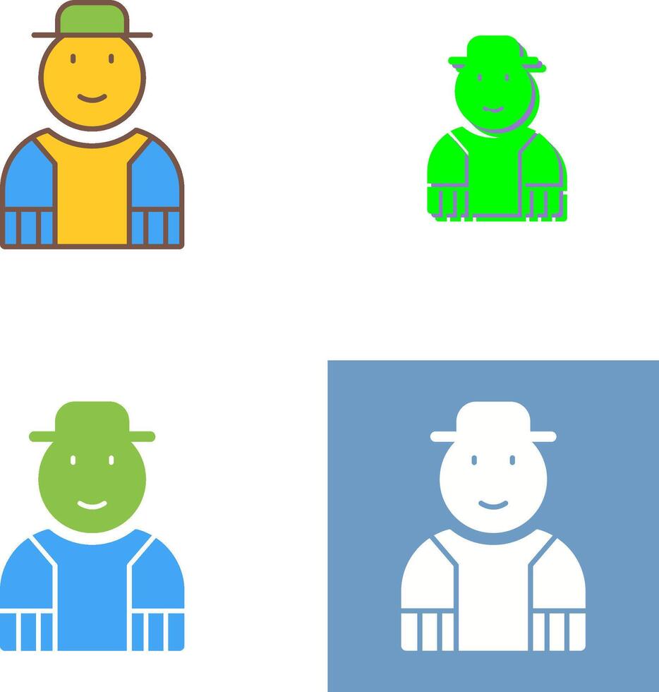 Gardener Icon Design vector