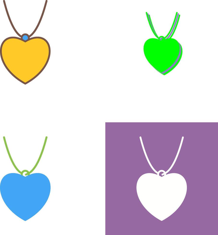 Locket Icon Design vector