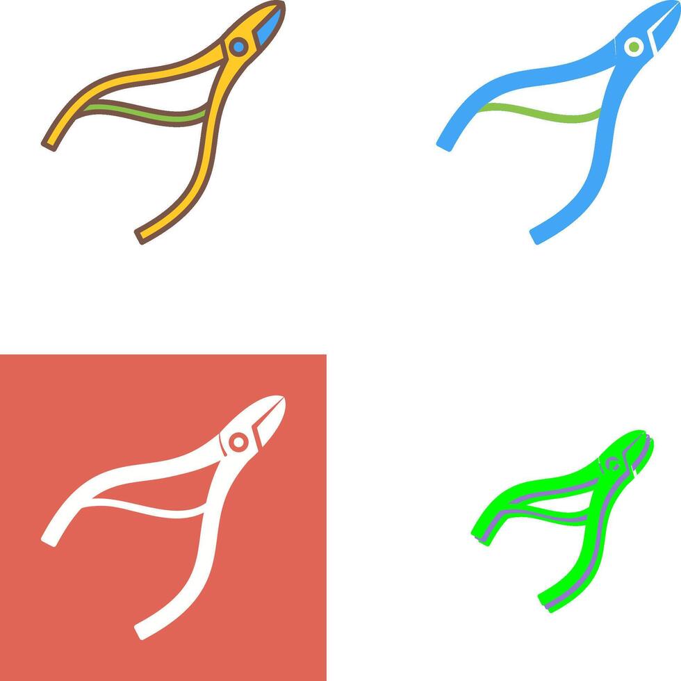Nippers Icon Design vector
