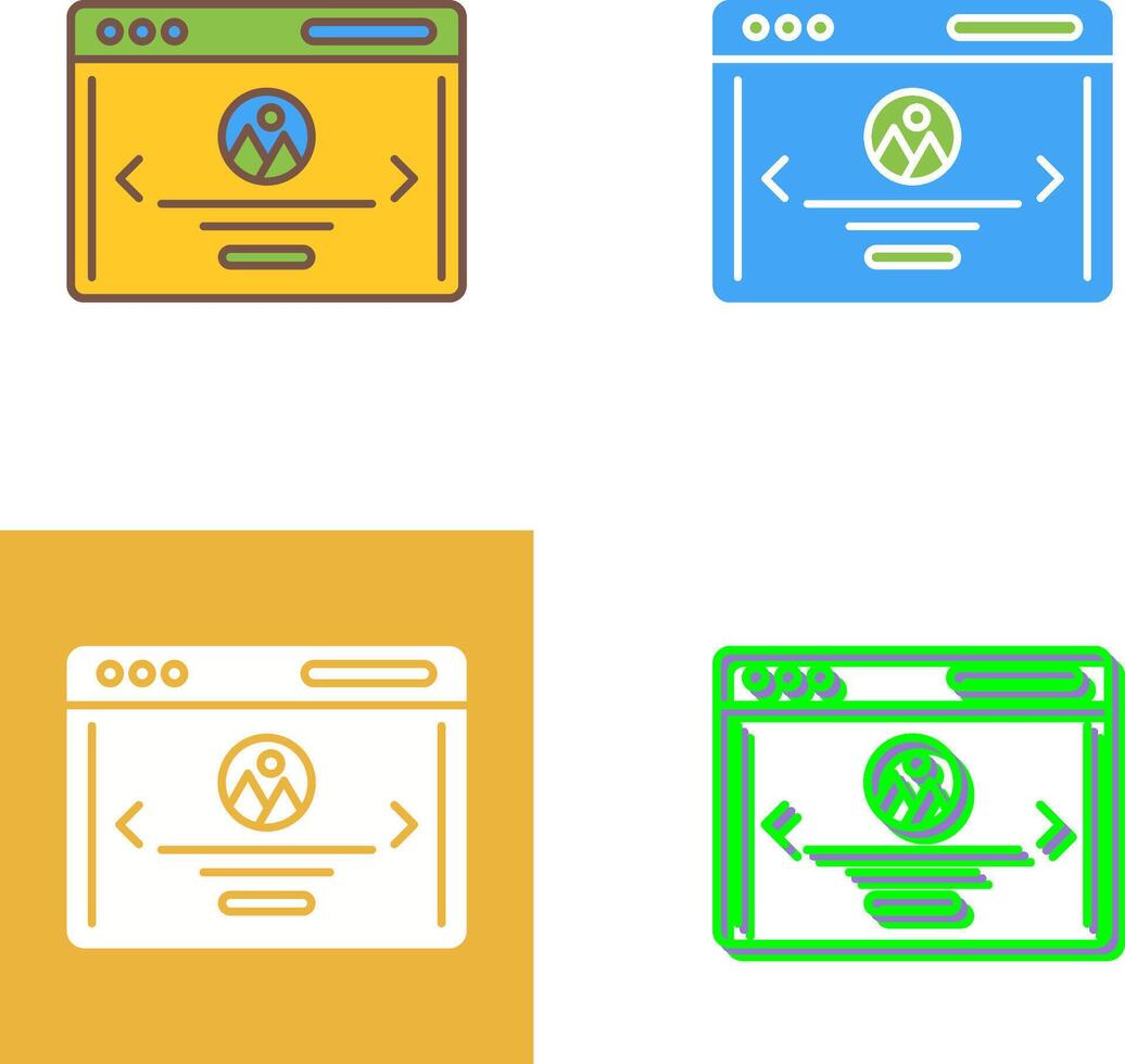 Web Page Icon Design vector