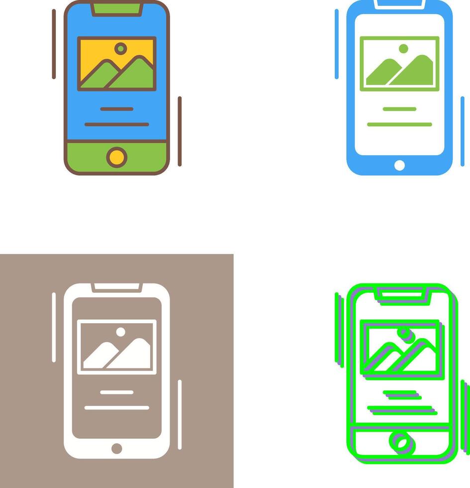 Gallery Icon Design vector