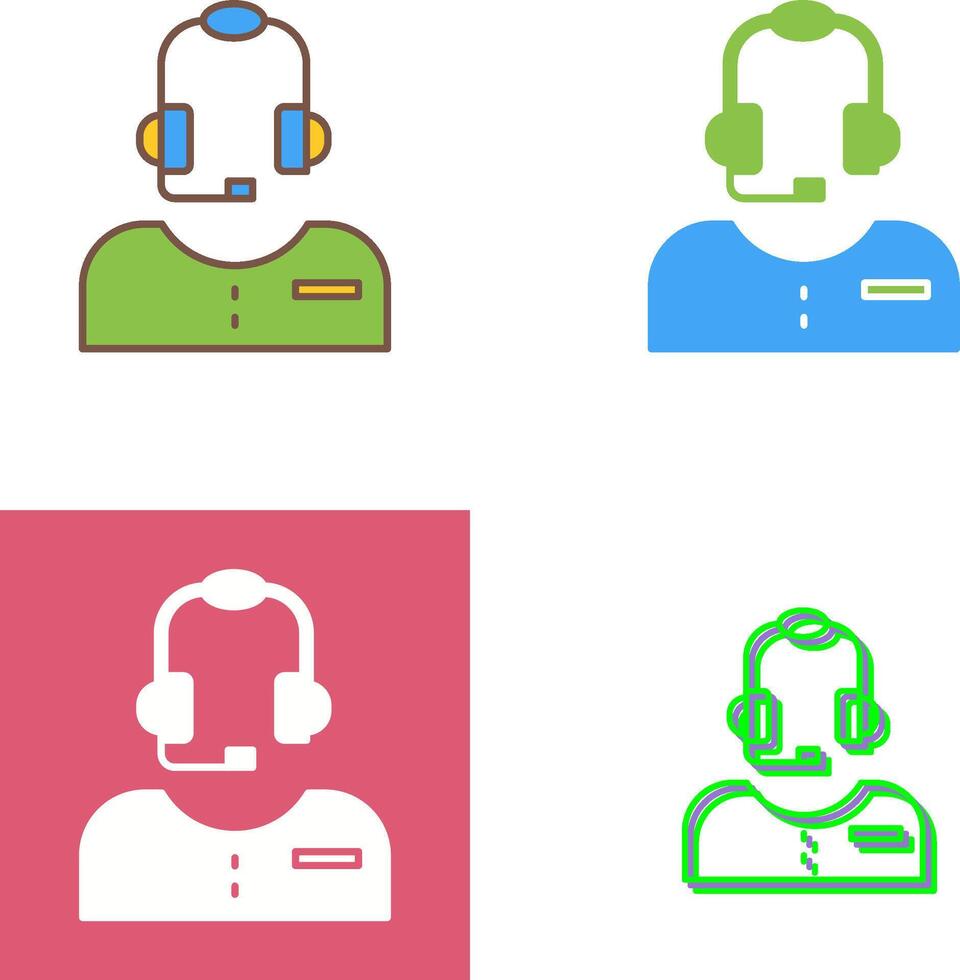 Customer Service Icon Design vector