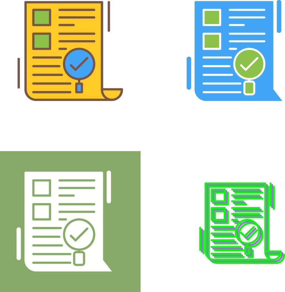 SEO Audit Icon Design vector