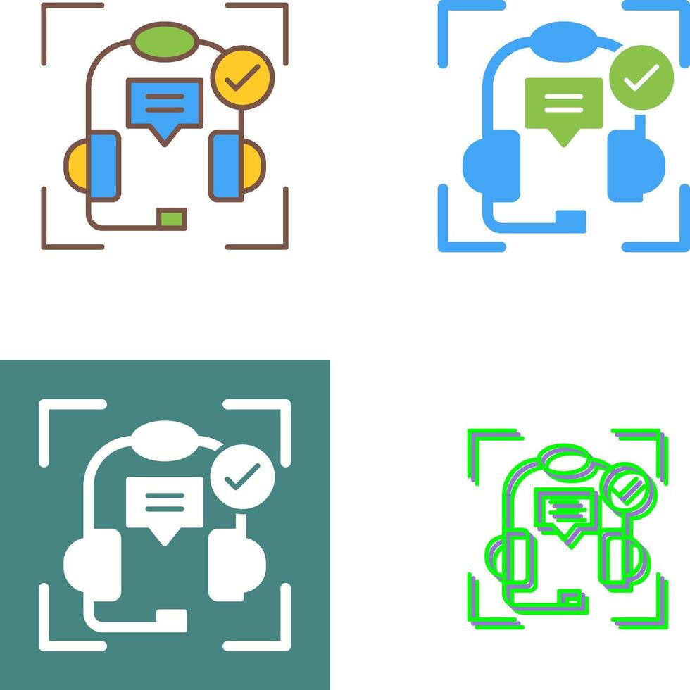 Technical Support Icon Design vector