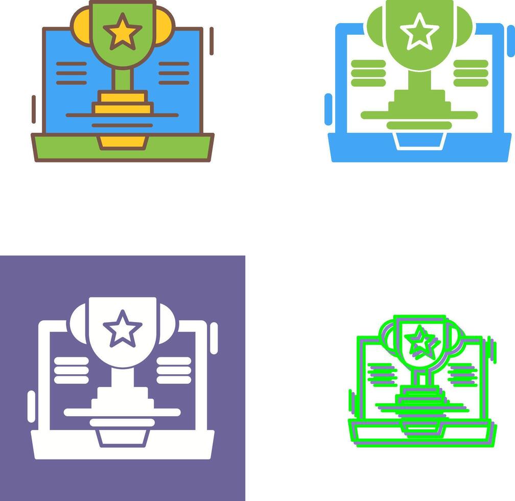 Trophy Icon Design vector