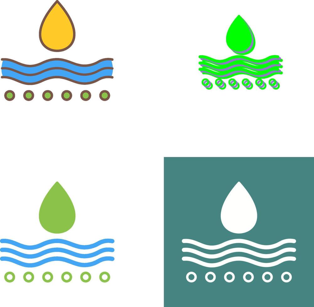 Moisture Icon Design vector