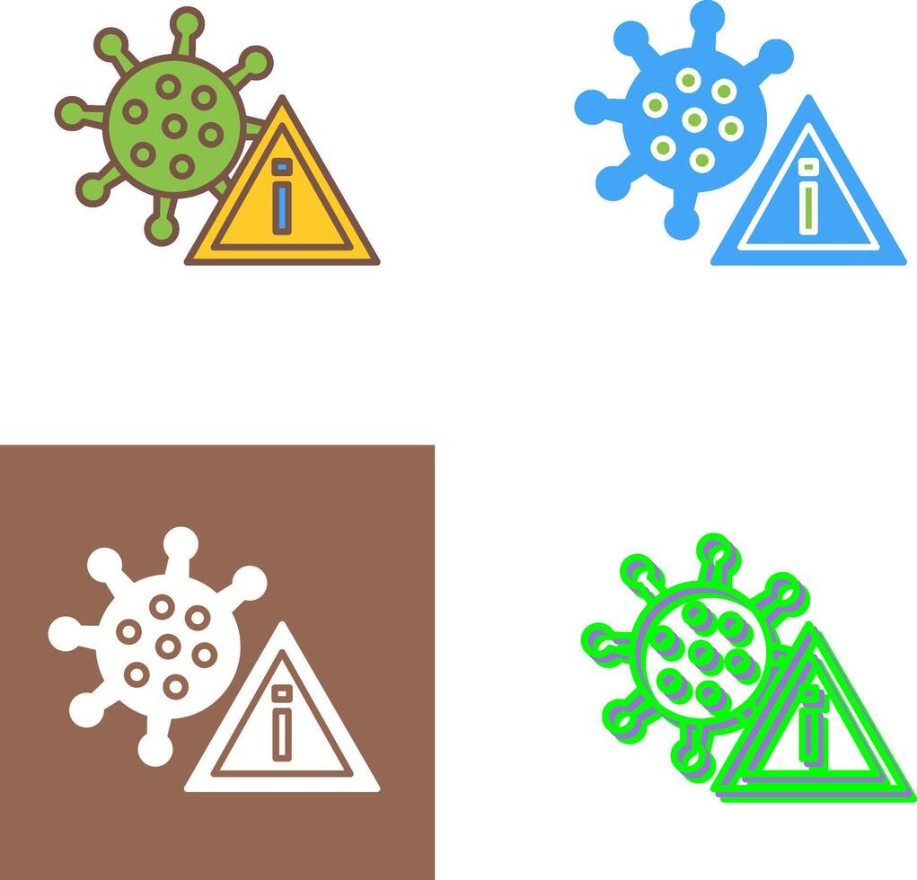 Coronavirus Icon Design vector