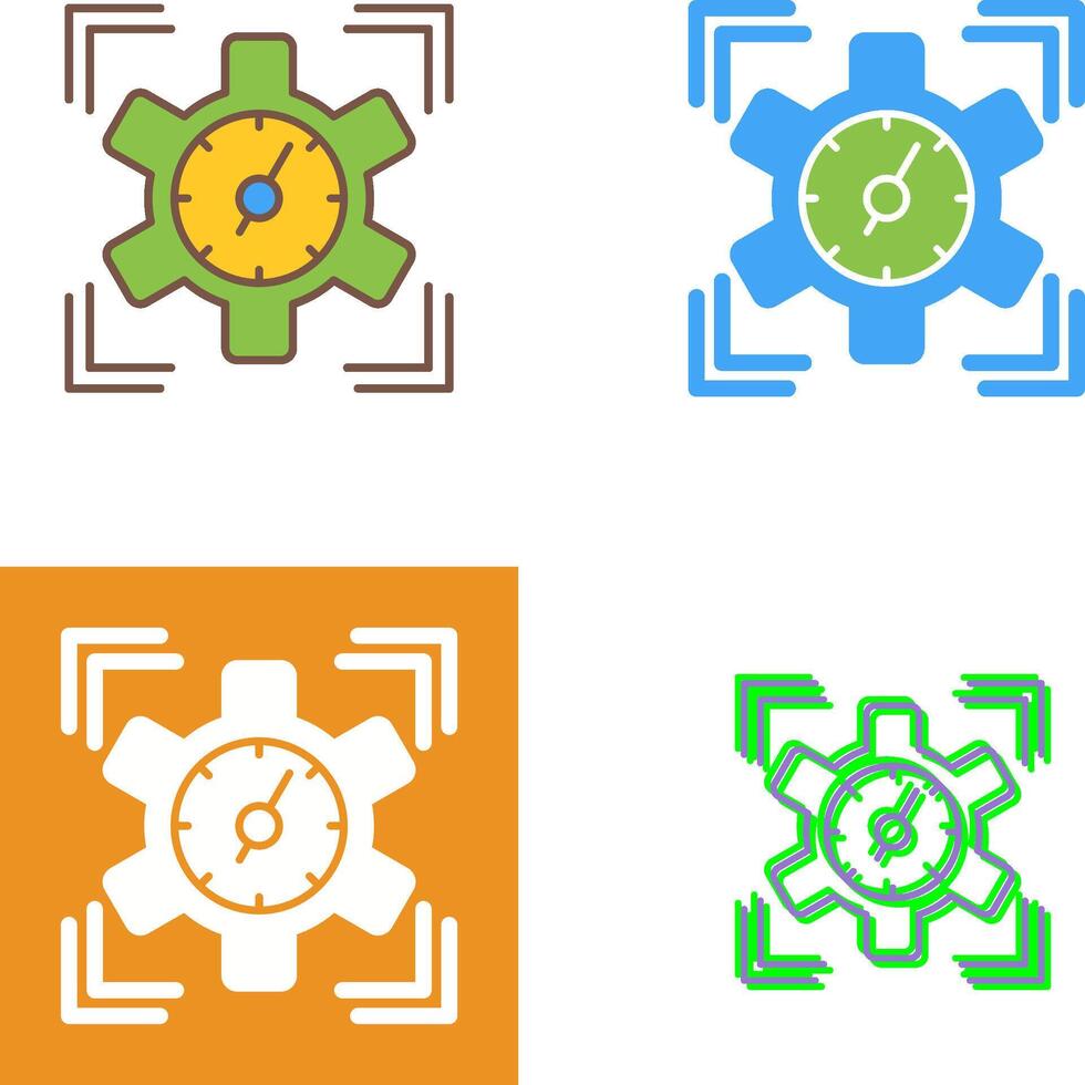 SEO Perfomance Icon Design vector