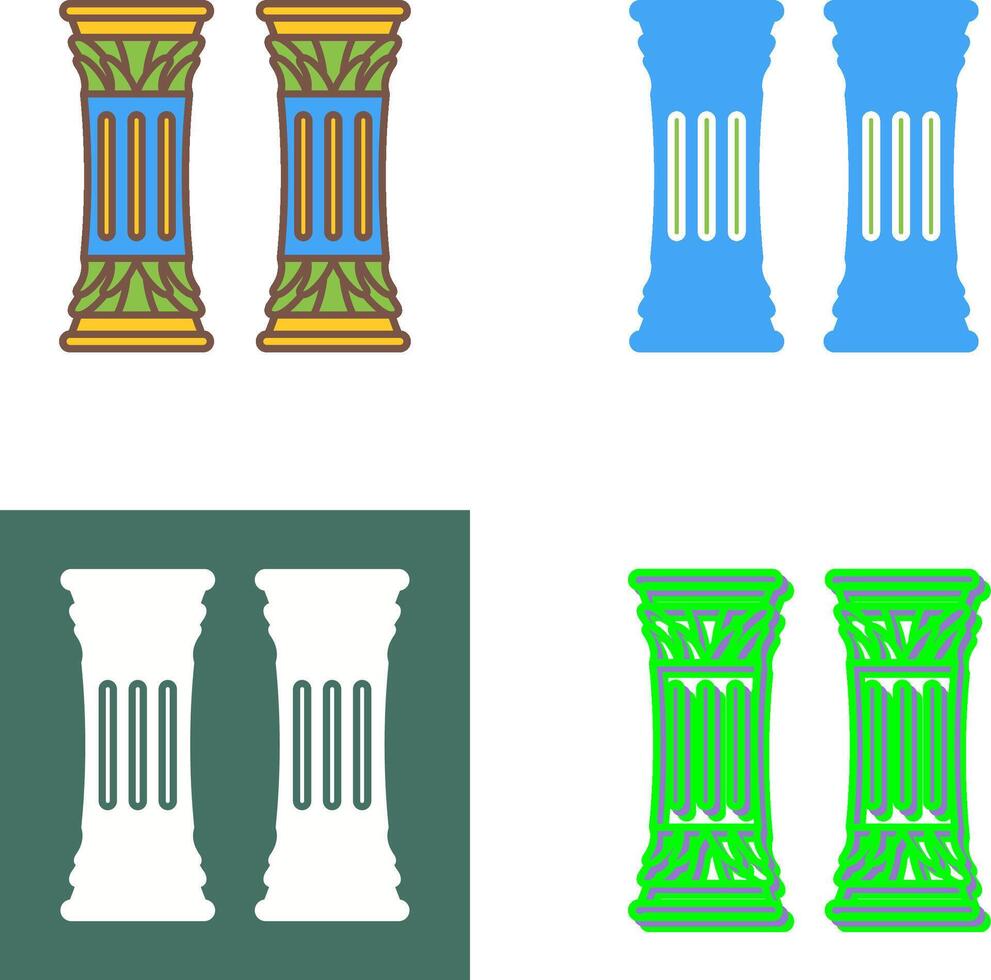 Column Icon Design vector