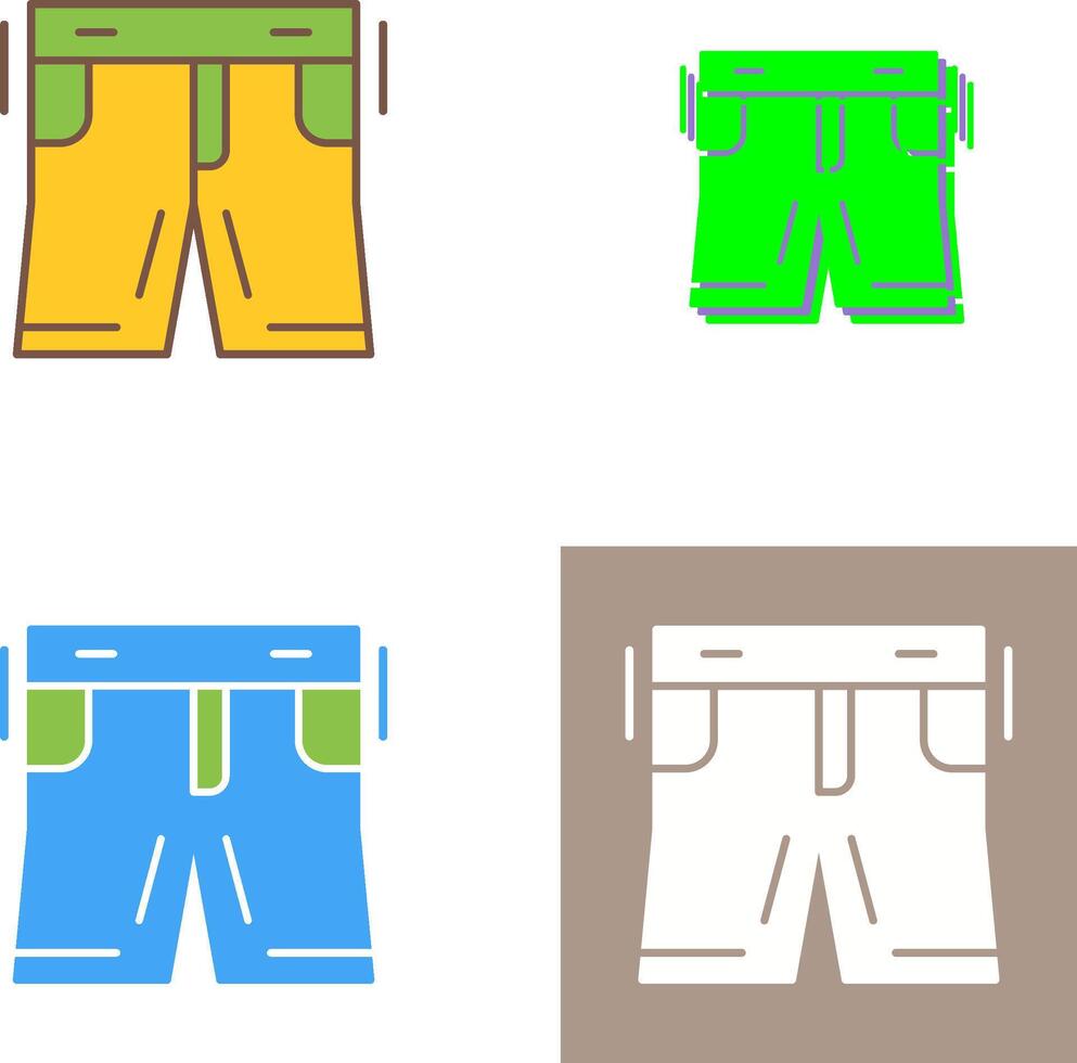 Shorts Icon Design vector
