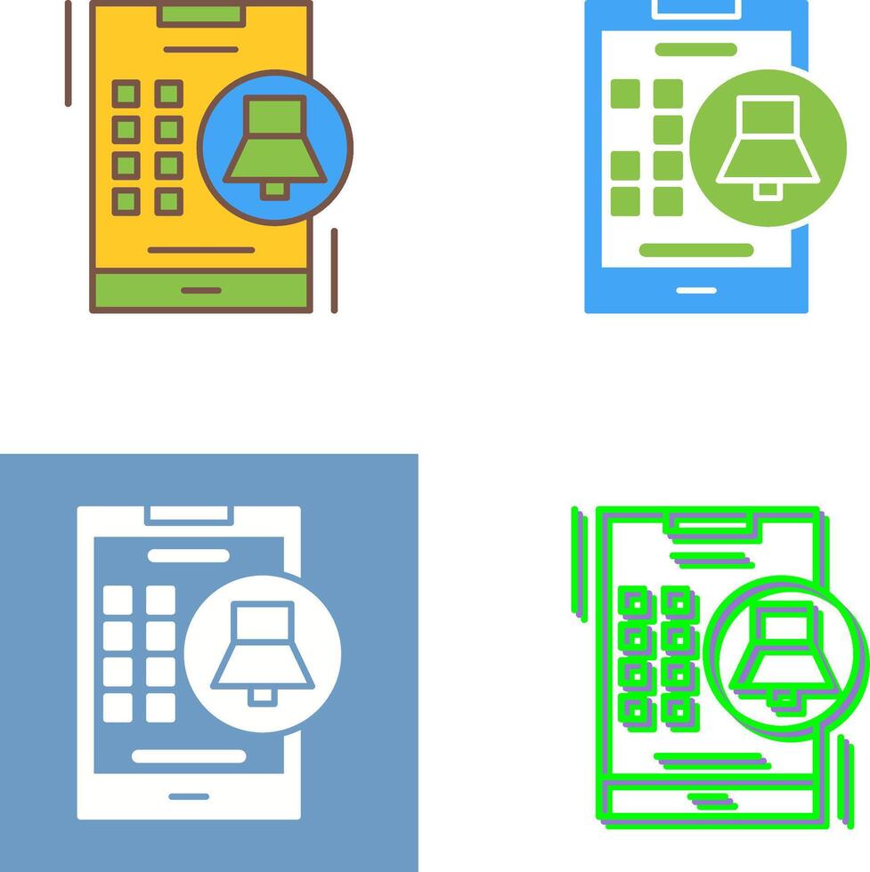 Alarm Icon Design vector
