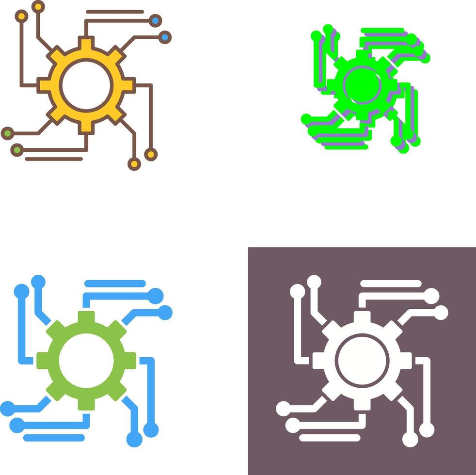 Automation Icon Design vector