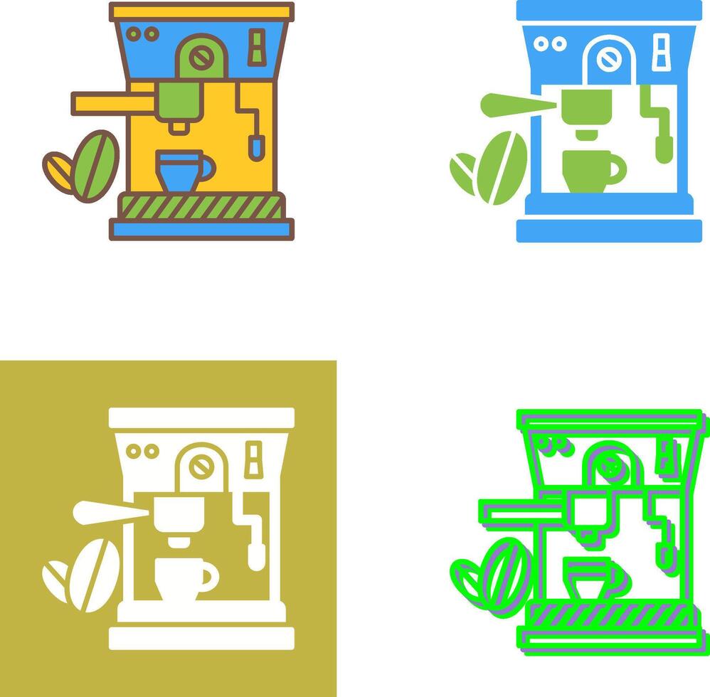 Coffee Machine Icon Design vector