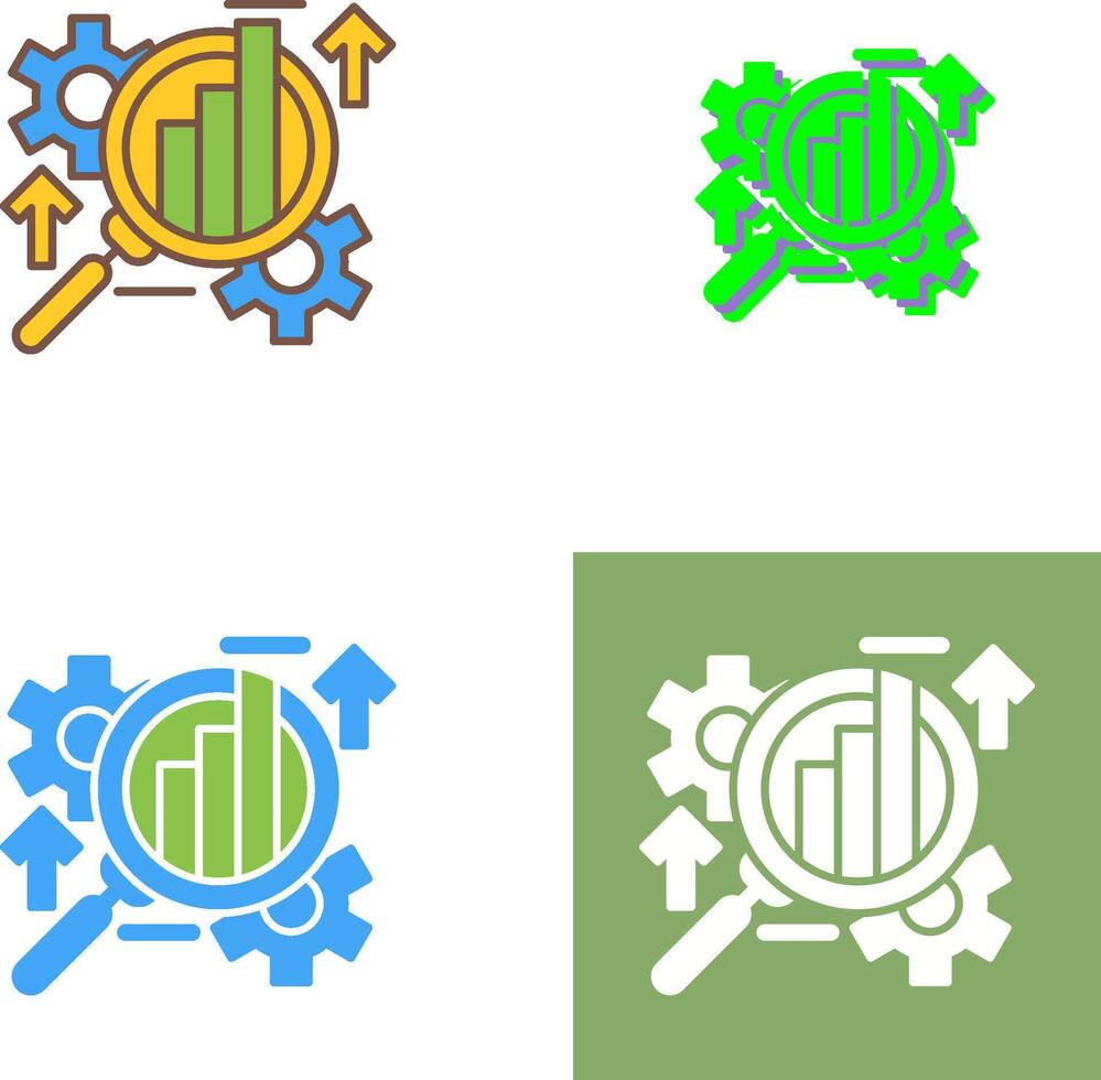 Analysis Icon Design vector
