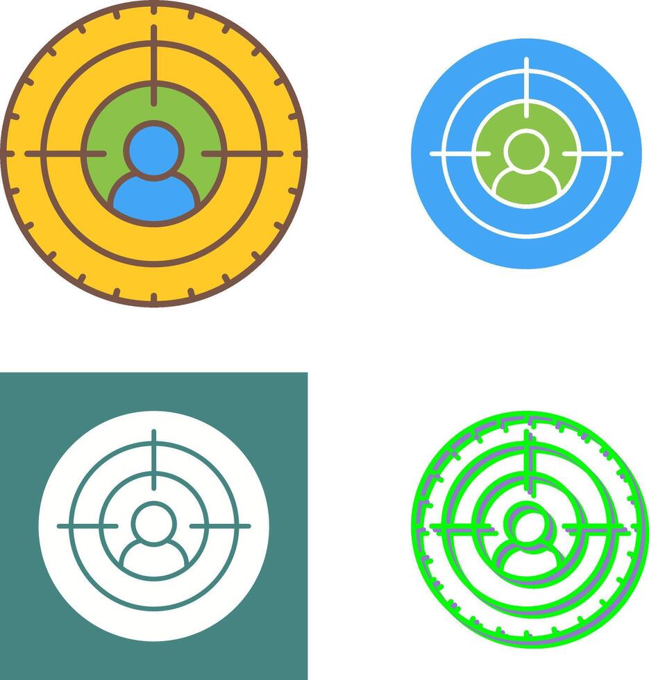 Goal Icon Design vector