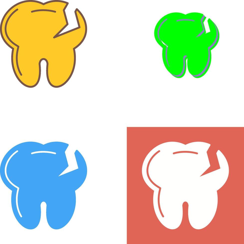Tooth Icon Design vector
