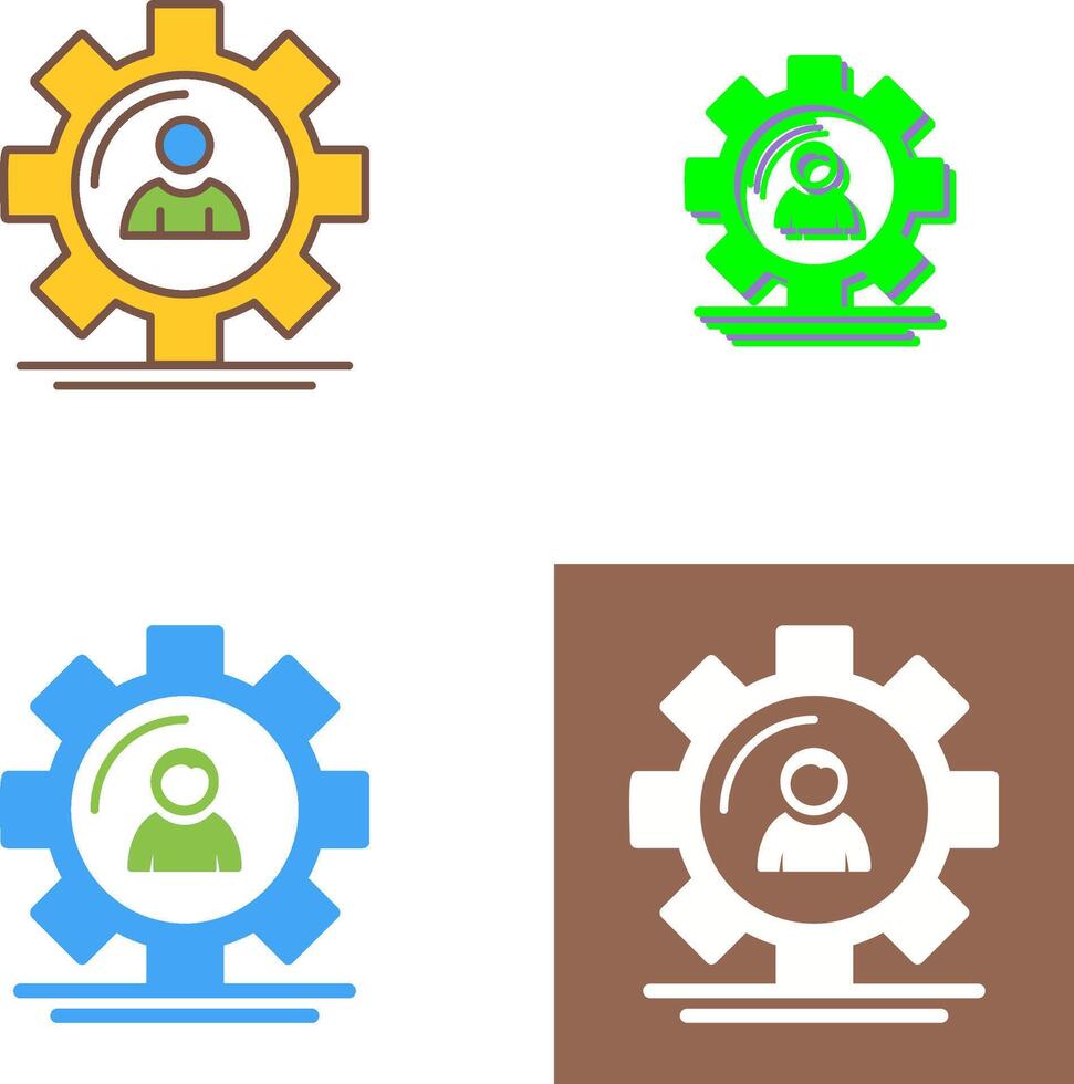 Management Icon Design vector