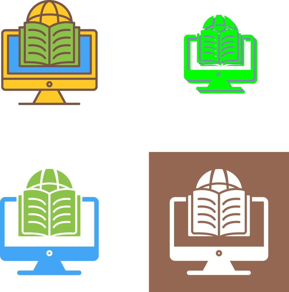 Learning Icon Design vector