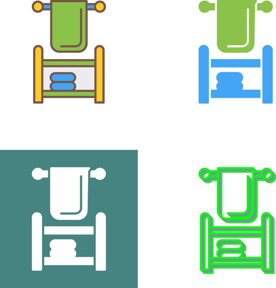 Towel Icon Design vector