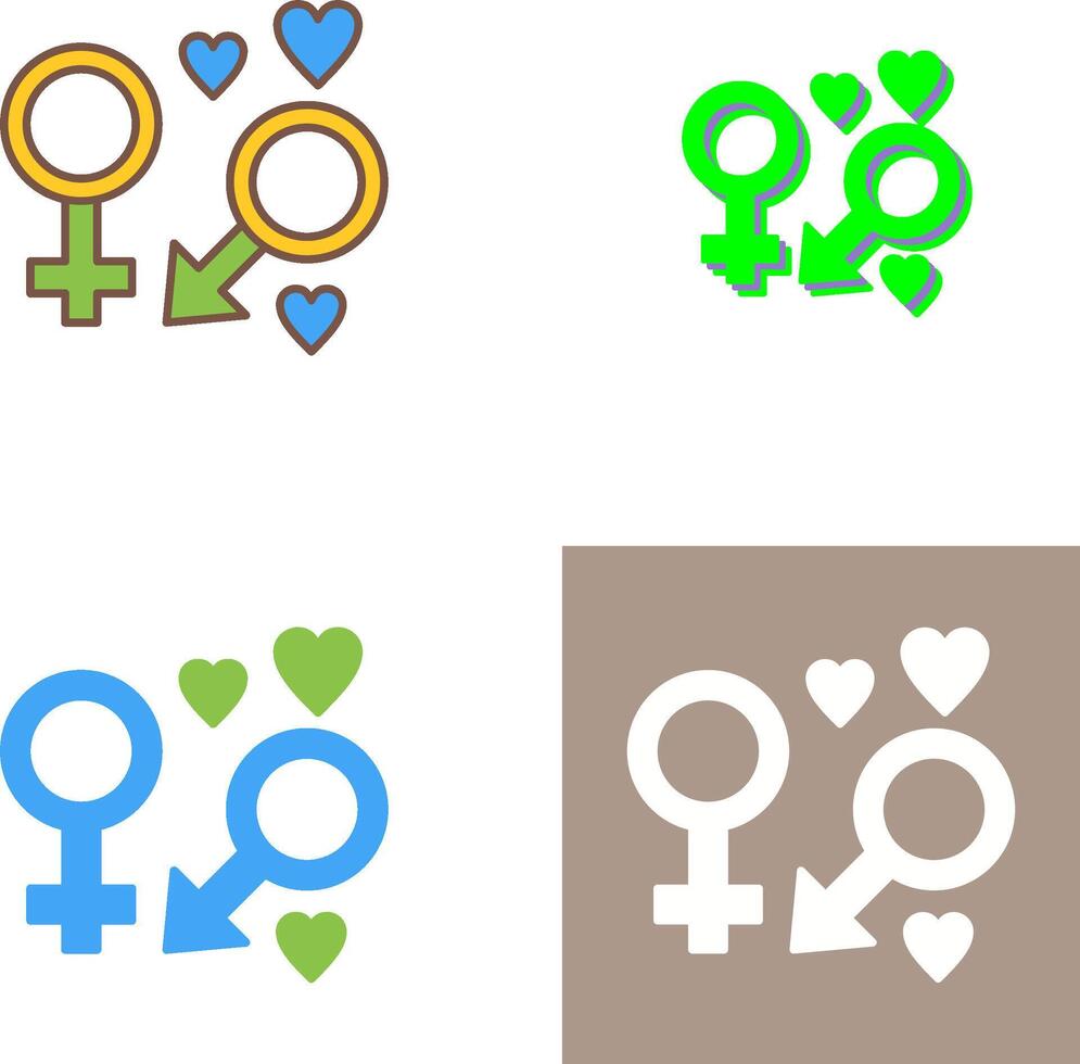 Genders Icon Design vector