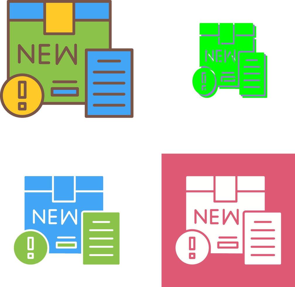 New Product Icon Design vector