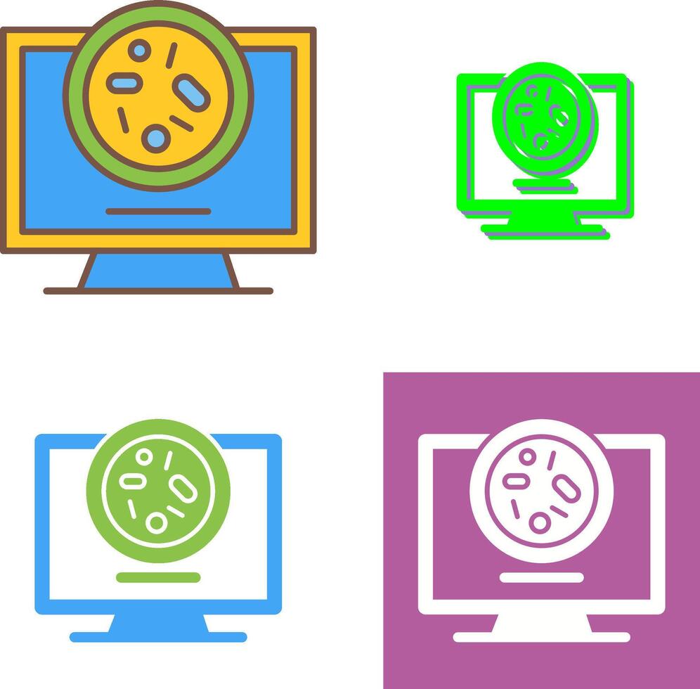 Petri Dish Icon Design vector