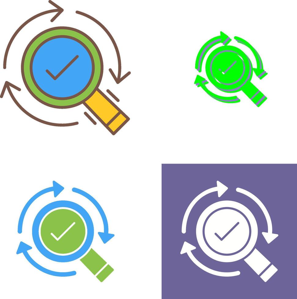 Research Icon Design vector