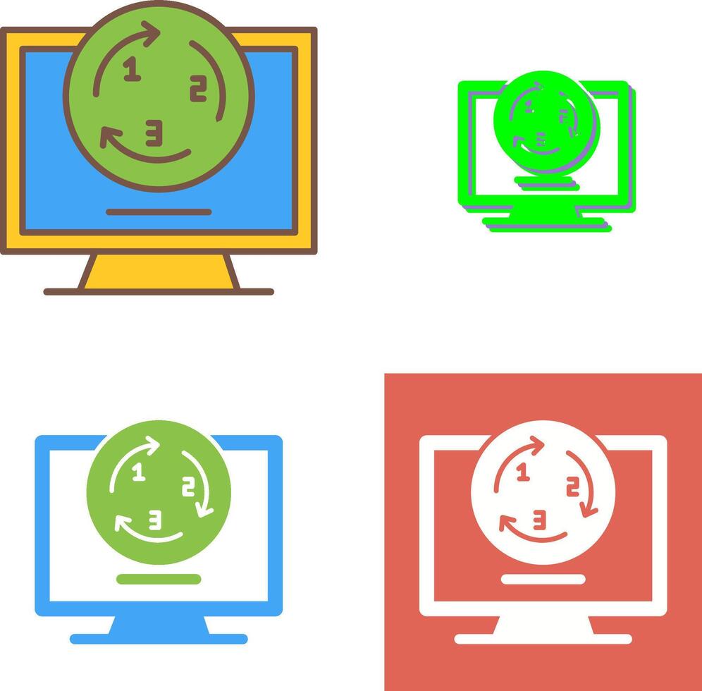 Order Icon Design vector