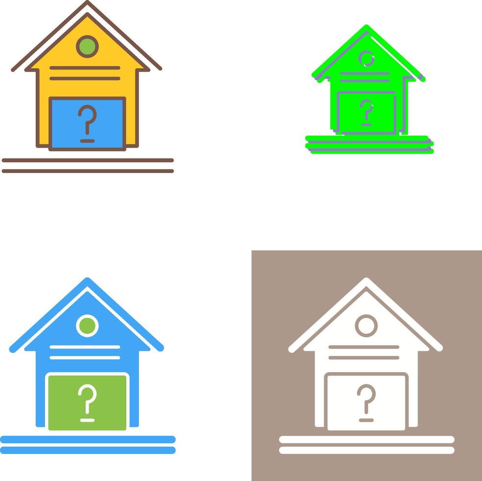Unknown Icon Design vector