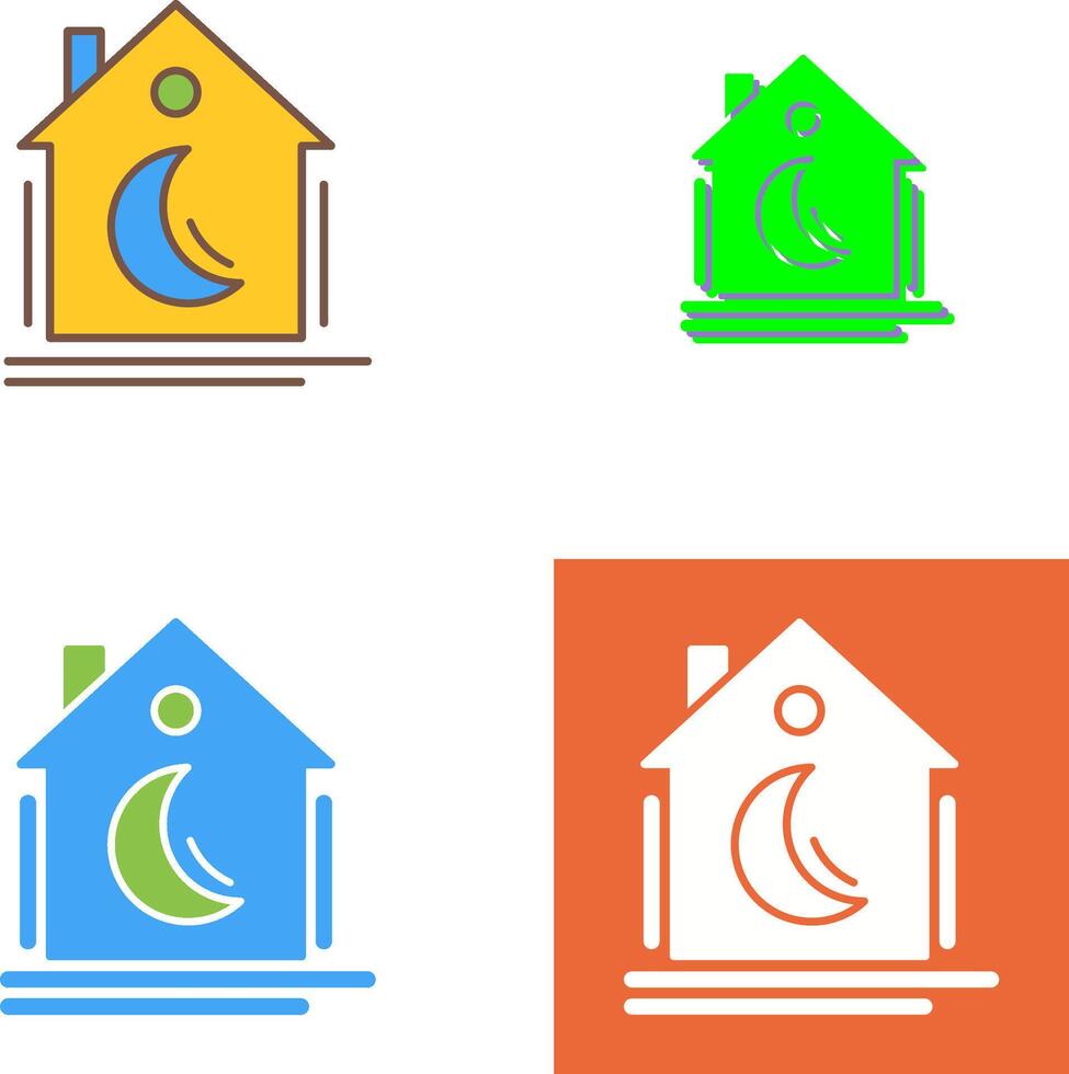 Night Mode Icon Design vector