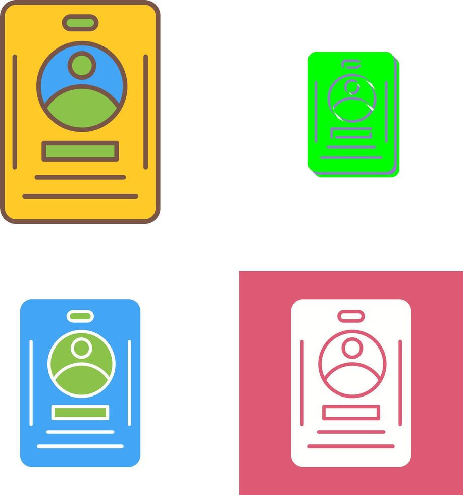 Office Card Icon Design vector