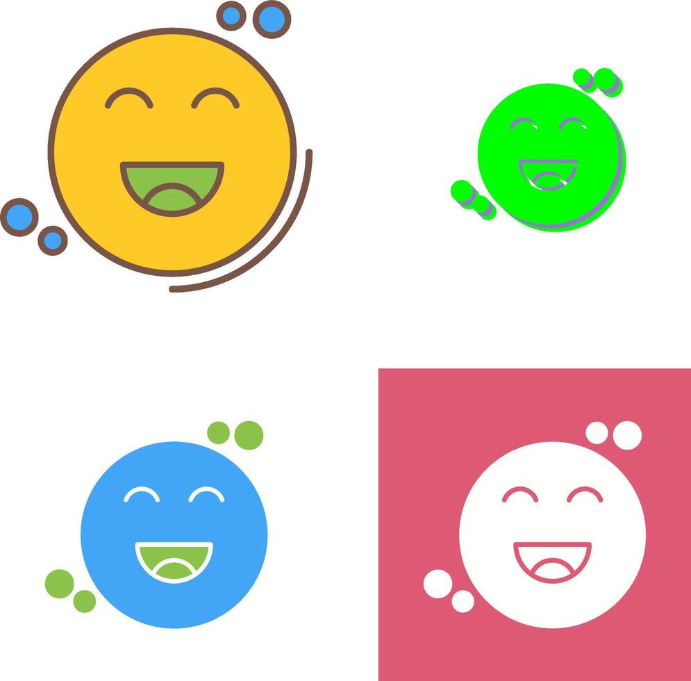Happiness Icon Design vector