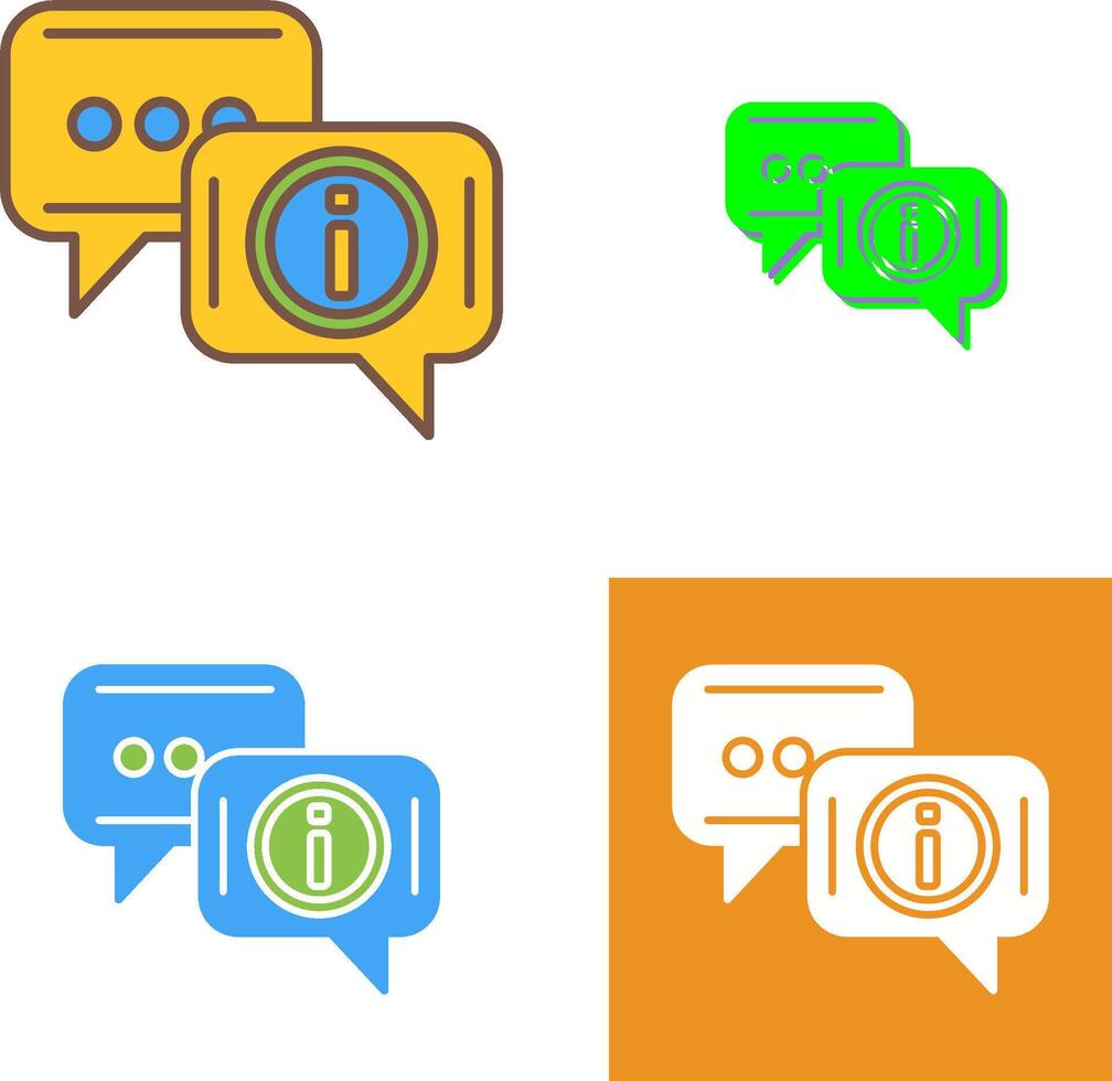 Chat Box Icon Design vector