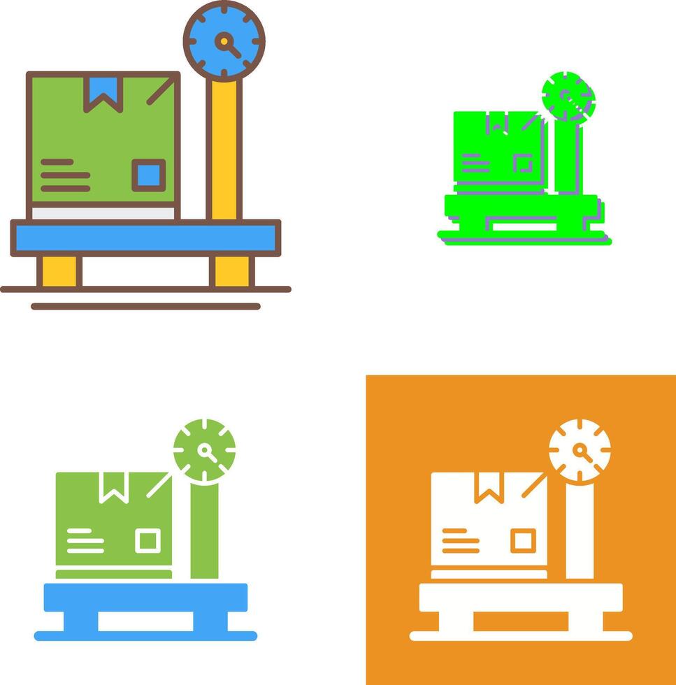 Weight Icon Design vector