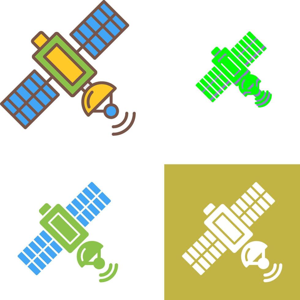 Satelite Icon Design vector